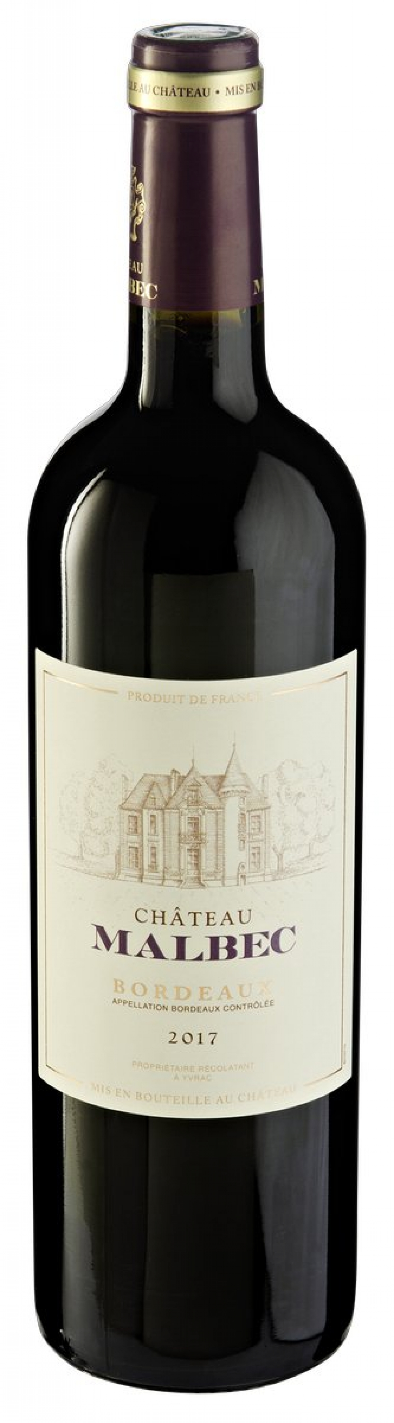 VR - Bordeaux - CHATEAU DE MALBEC - Rouge 75CL